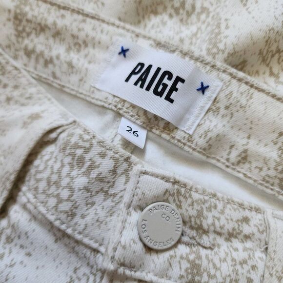 Paige Sonoran Snake Print Hoxton Ankle Jeans - Picture 4 of 5